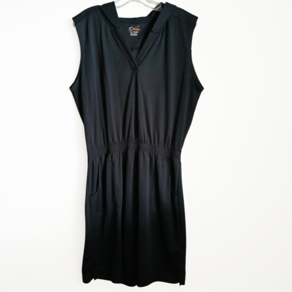 Worldwide Sportsman Seaside Black Sleevless Dress Womens Size XL Outdoors